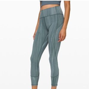 LULULEMON in movement leggings - tie dye turquoise